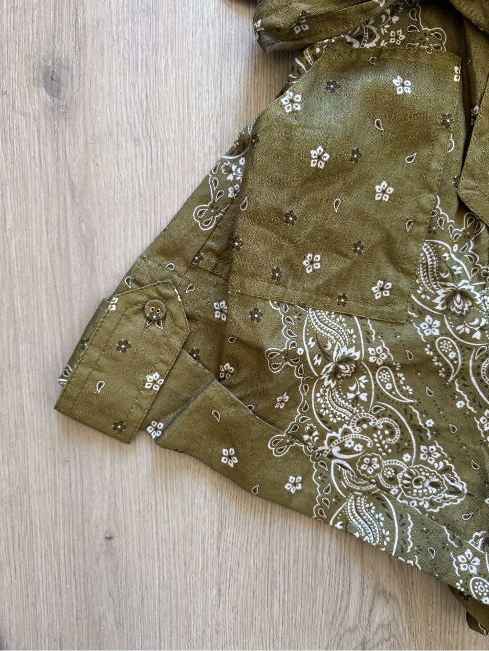 NWT ZIMMERMANN Violet Bandana Khaki Play Suit Tie-Waist Romper Size AUS 0 US 4 - Picture 7 of 16